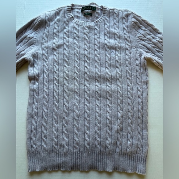 Lauren Ralph Lauren Women’s 100% Cashmere Cable Knit - Picture 3 of 14